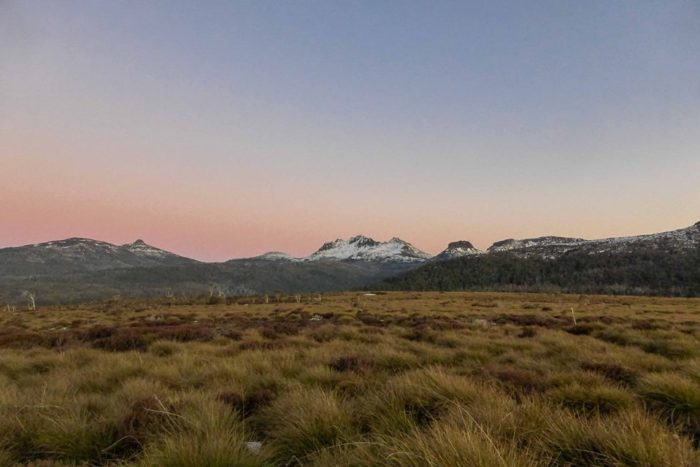 Sunset on the Overland Track