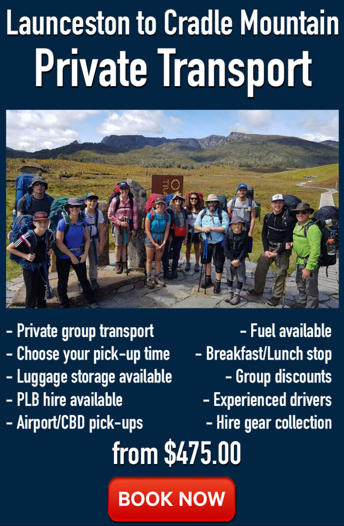Launceston to Cradle Mountain Private transport bus tickets