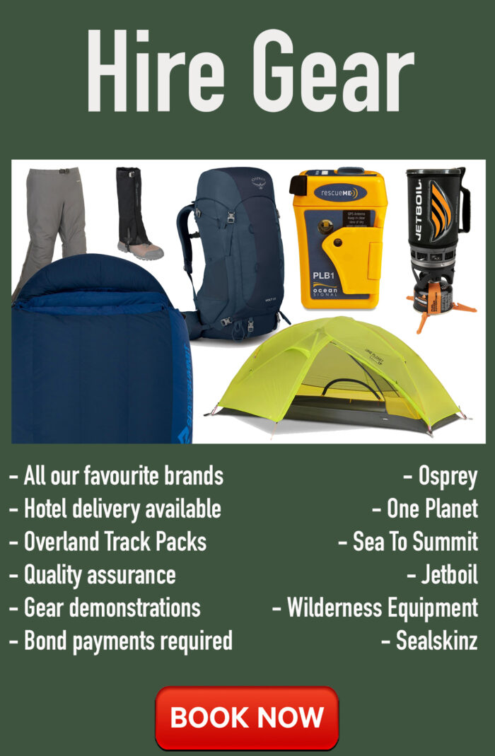 Overland Track Transport Hire Gear